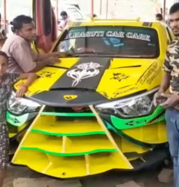 లంబోర్ఘిని సూపర్ కారుగా మారిన పాత మారుతి స్విఫ్ట్.. ఎలా అనుకుంటున్నారా.. ఇది చూడండి