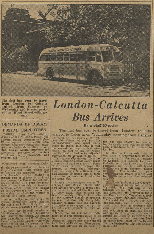 1960 లోనే 15 సార్లు కలకత్తా To లండన్ ప్రయాణించిన బస్సు, ఇదే