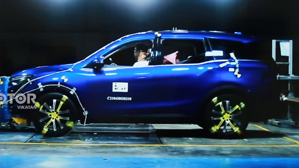 Mahindra XUV700 క్రాష్ అయితే ఎలా ఉంటుందో చూశారా..?