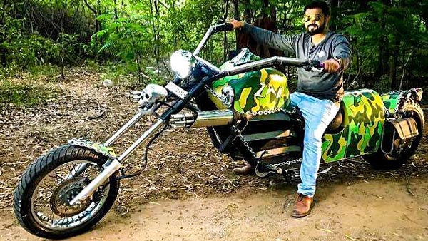 ఆర్టిఓ అధికారులు సీజ్ చేసిన ప్రపంచంలోనే అతి పొడవైన బైక్