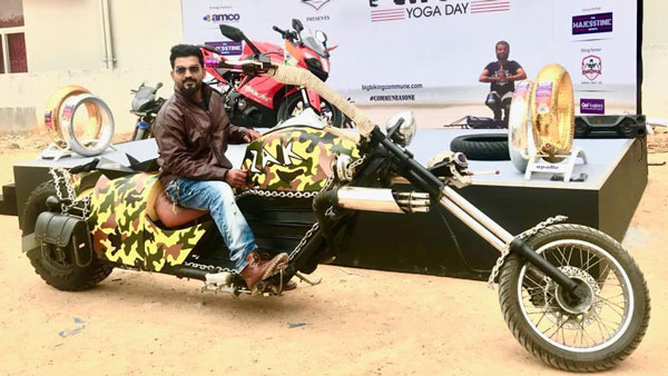 ఆర్టిఓ అధికారులు సీజ్ చేసిన ప్రపంచంలోనే అతి పొడవైన బైక్
