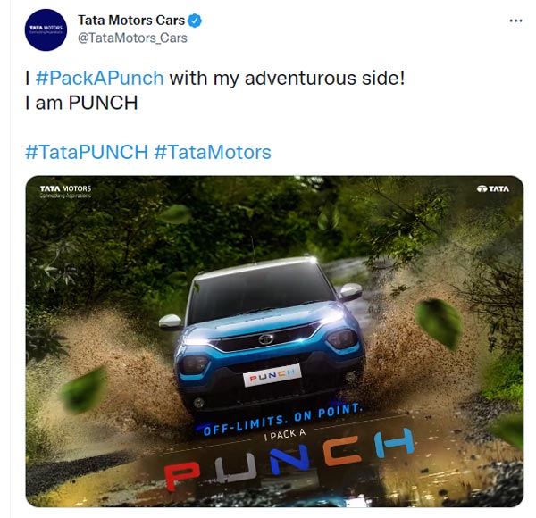 చిన్న కార్లకు గట్టి పోటీ ఇవ్వనున్న 'Tata Punch' టీజర్ వచ్చేసింది
