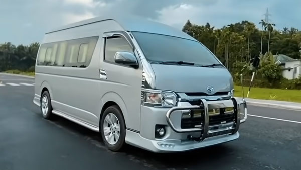 లగ్జరీ హోమ్గా మారిన Toyota Hiace MPV; వీడియో వైరల్