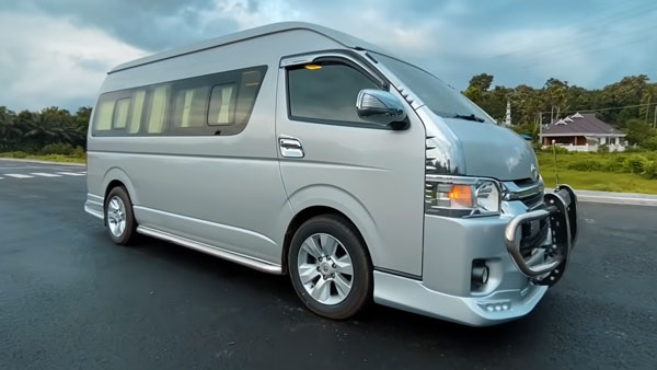 లగ్జరీ హోమ్గా మారిన Toyota Hiace MPV; వీడియో వైరల్