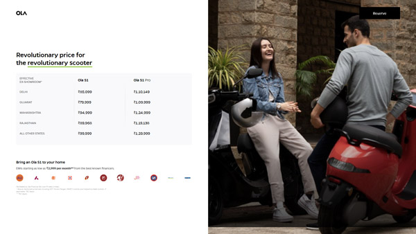 Ola Electric Scooter అమ్మకాలు రేపటి నుంచే.. కొనుగోలు కోసం లోన్ అందించే బ్యాంకులు & ఆర్థిక సంస్థలు ఇవే