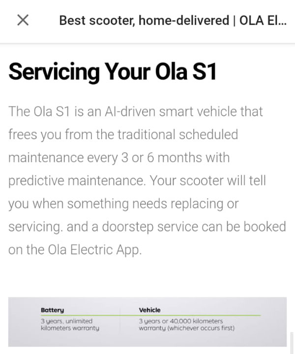 Ola Electric Scooter టెస్ట్ రైడ్ మరియు డెలివరీ ఎప్పుడంటే?