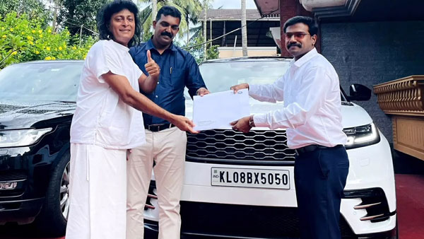 బాబీ చెమ్మన్నూర్ గ్యారేజ్లో కొత్తగా వచ్చిన చేరిన బ్రిటీష్ లగ్జరీ కార్