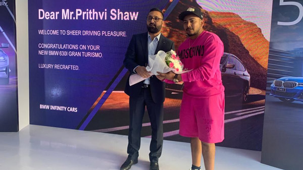 BMW 6-Series GT కారును కొనుగోలు చేసిన క్రికెటర్ పృథ్వీ షా