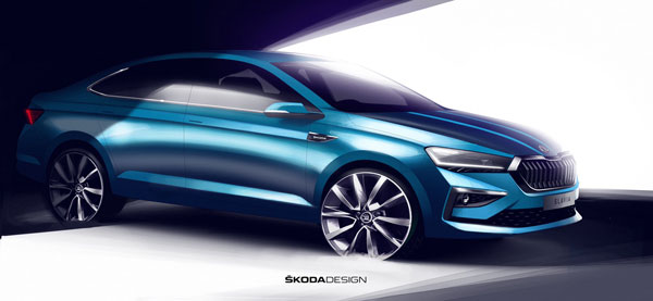 Slavia ఆవిష్కరణ తేదీ వెల్లడించిన Skoda.. వివరాలు