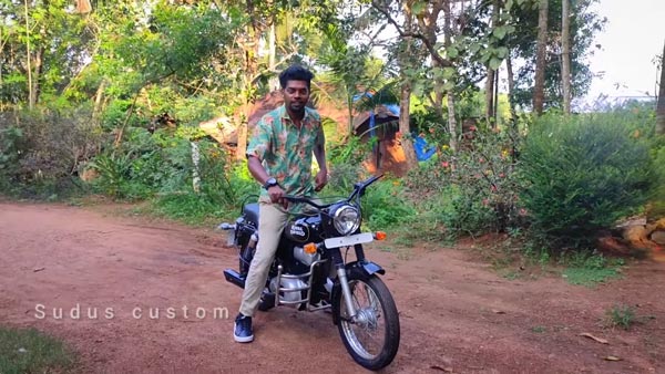 రాయల్ ఎన్ఫీల్డ్ బైక్గా మారిన TVS XL100.. మీరూ చూడండి