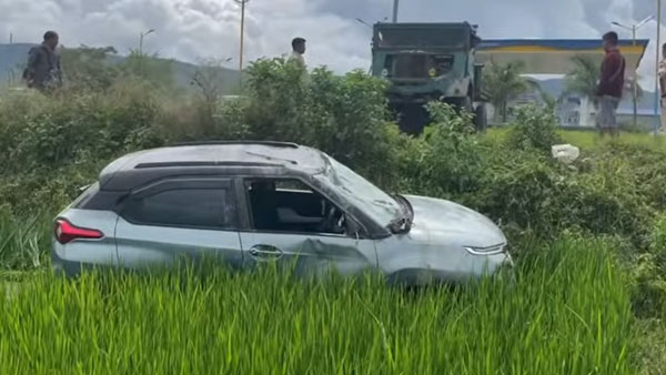ప్రమాదానికి గురైన టాటా పంచ్: సురక్షితంగా బయటపడిన నటి 'సోమా లైశ్రామ్'