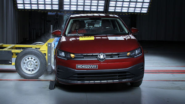 Volkswagen Virtus.. క్రాస్ టెస్ట్లో 5 స్టార్ రేటింగ్ సొంతం Volkswagen Virtus.. క్రాస్ టెస్ట్లో 5 స్టార్ రేటింగ్ సొంతం